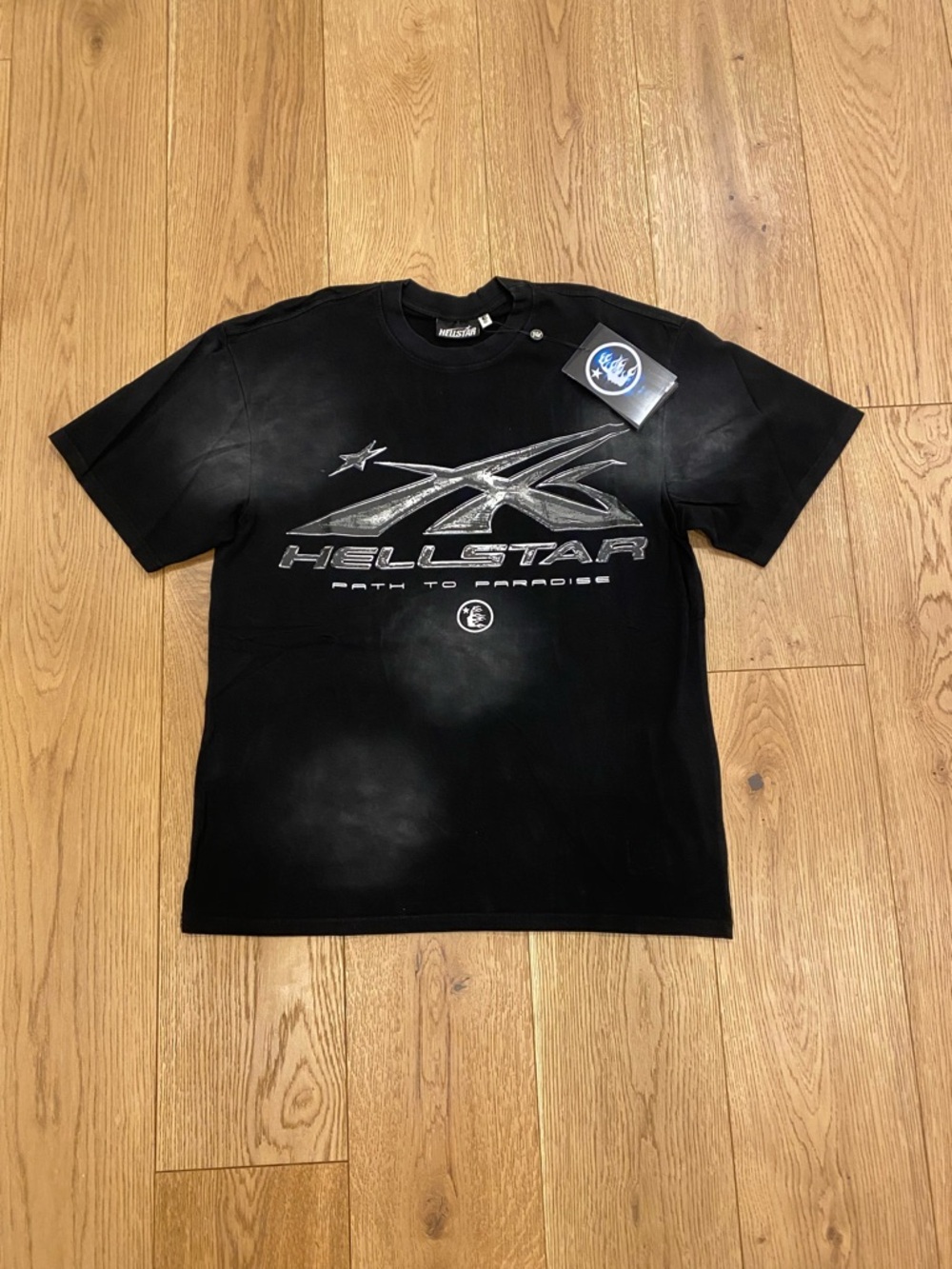 Hellstar Men's Black Graphic Short Sleeve Tee